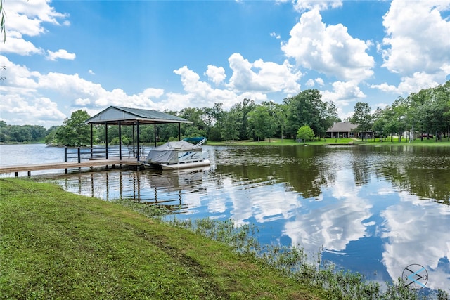 8650 Toler Pt, Larue, TX 75770 - view of dock with a water view