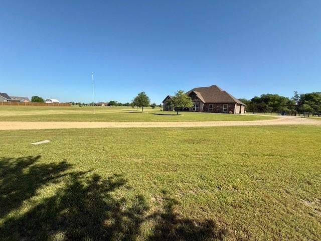view of community featuring a lawn