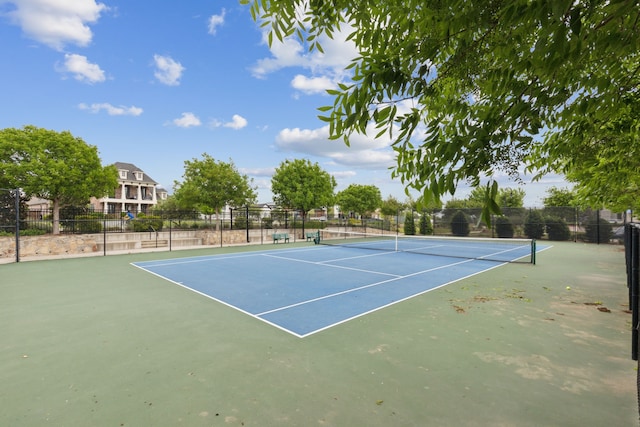 view of sport court with community basketball court and fence