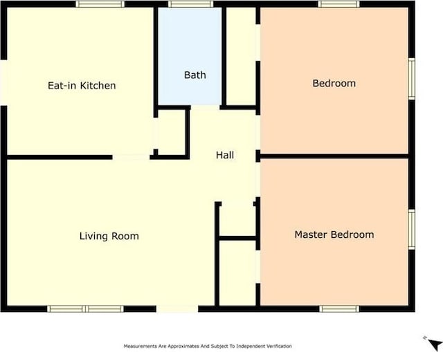 211 S Smyth St, Mart, TX 76664 - floor plan