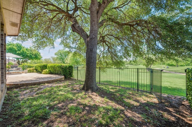 2110 Watercrest Ct, Keller, TX 76248 - view of yard with fence and a patio