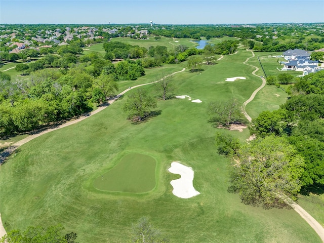 2110 Watercrest Ct, Keller, TX 76248 - drone / aerial view featuring view of golf course and a water view