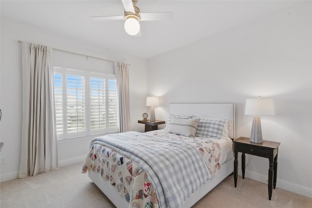 579 Point Vista Dr, Aledo, TX 76008 - carpeted bedroom featuring baseboards and ceiling fan
