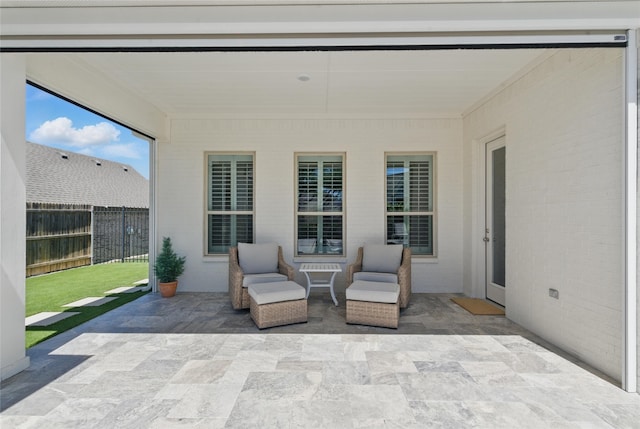 579 Point Vista Dr, Aledo, TX 76008 - view of patio / terrace with fence