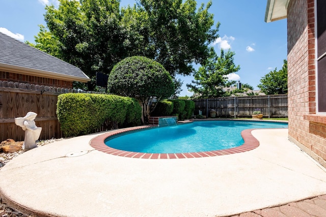 2611 Logan Dr, Mansfield, TX 76063 - view of pool with a patio area and a fenced backyard