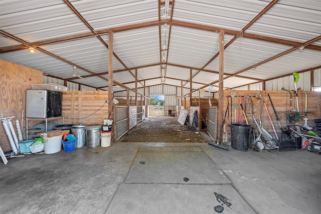 view of stable