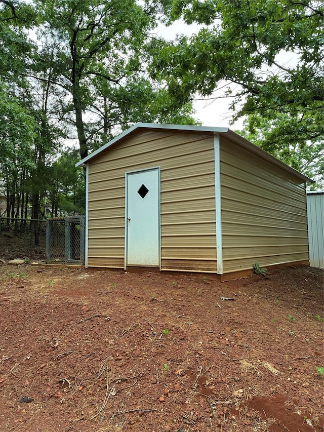 450 Vz County Road 4814, Ben Wheeler, TX 75754 - view of shed with fence