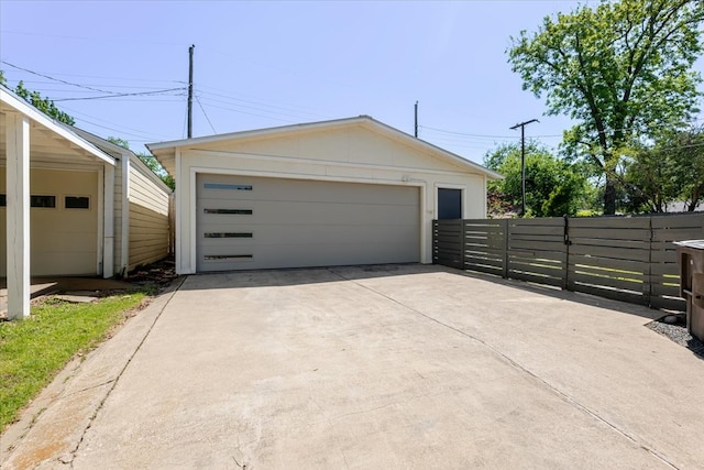 3813 Mattison Ave, Fort Worth, TX 76107 - view of detached garage