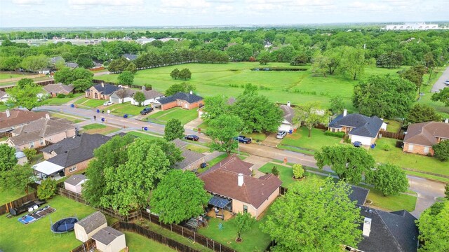birds eye view of property featuring a residential view