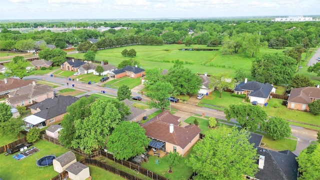 107 Princeton Cir, Forney, TX 75126 - aerial perspective of suburban area with a tree filled landscape