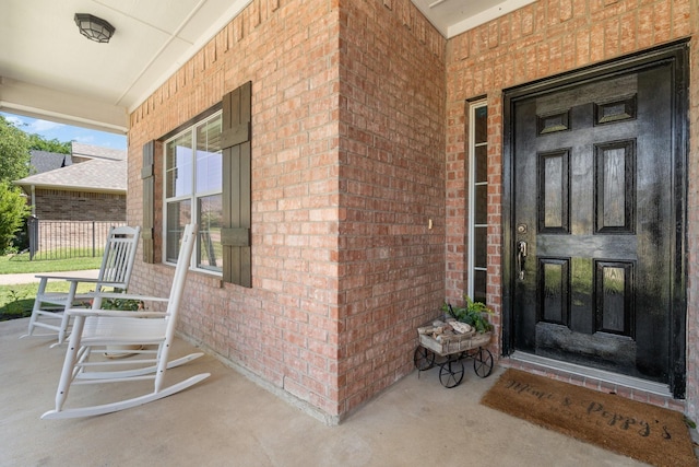 3001 Shoreline Dr, Burleson, TX 76028 - property entrance with covered porch and brick siding