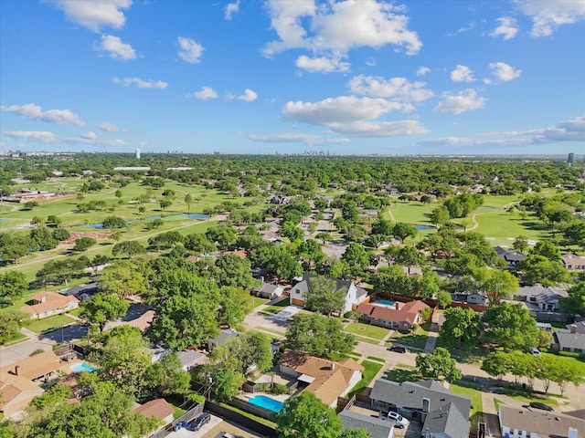 3141 La Kenta Cir, Farmers Branch, TX 75234 - aerial view of residential area with a local golf course
