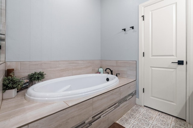 1295 County Road 2030, Glen Rose, TX 76043 - bathroom with a bath and tile patterned flooring