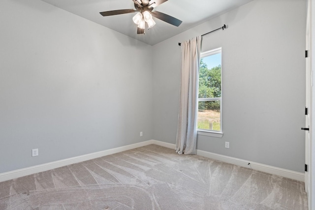 1295 County Road 2030, Glen Rose, TX 76043 - carpeted spare room featuring a ceiling fan and baseboards