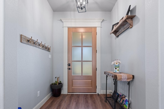 1295 County Road 2030, Glen Rose, TX 76043 - entryway with wood finished floors and baseboards