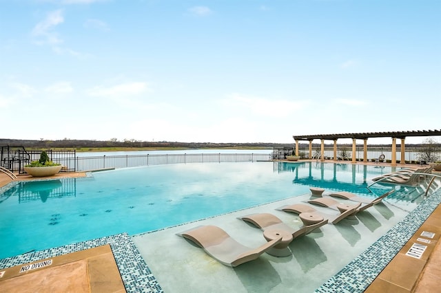 4223 Cascade Sky Dr, Arlington, TX 76005 - community pool featuring fence and a patio