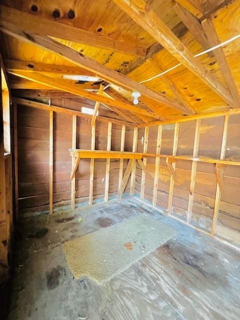 438 Atkins St, Sulphur Springs, TX 75482 - view of unfinished attic