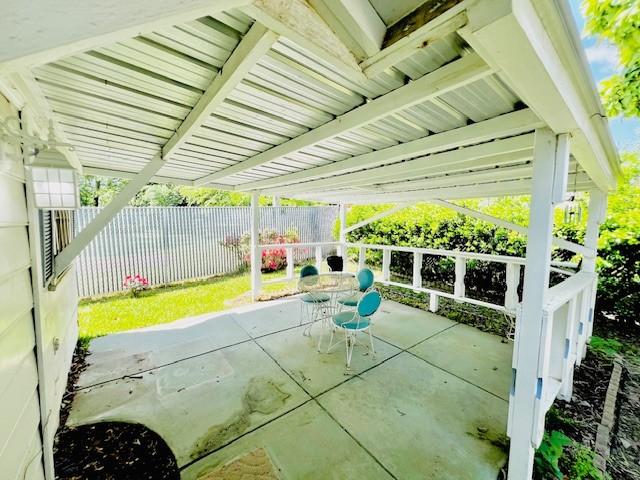 438 Atkins St, Sulphur Springs, TX 75482 - view of patio / terrace with a fenced backyard