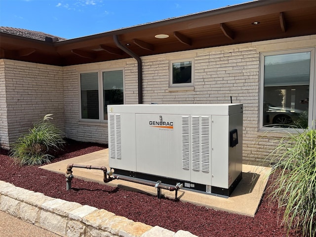 exterior details with a power unit