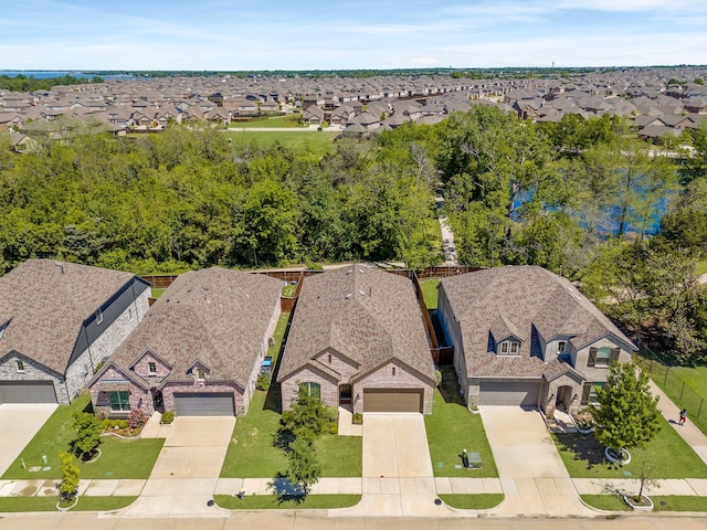 bird's eye view featuring a residential view