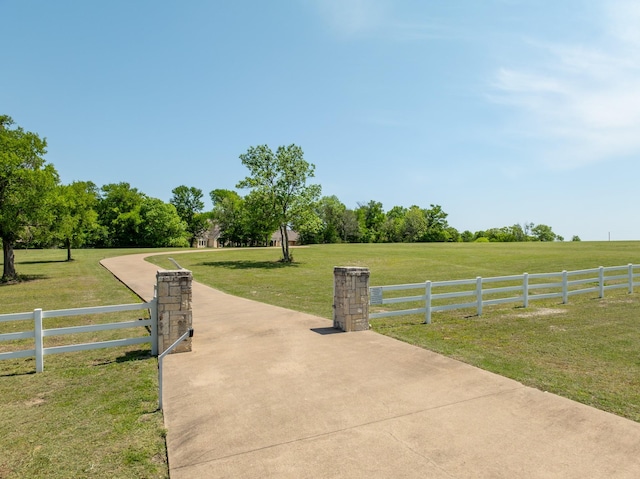 6263 Fm 934, Milford, TX 76670 - view of home's community with a lawn and fence