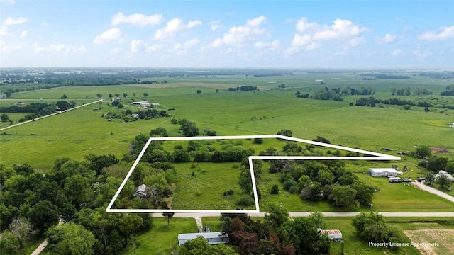 1605 Tyler St, Thornton, TX 76687 - aerial view with a rural view