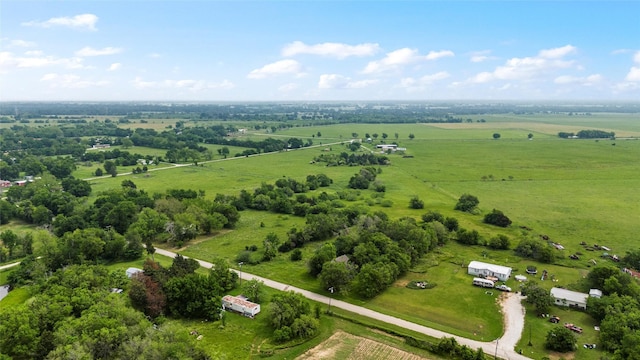 1605 Tyler St, Thornton, TX 76687 - drone / aerial view featuring a rural view