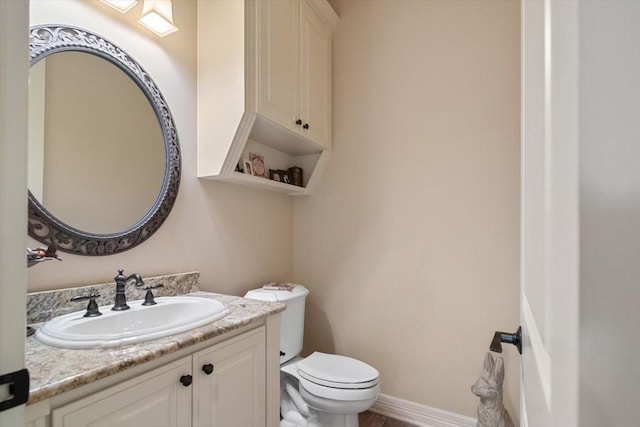 1608 Ridgewood Dr, Waco, TX 76710 - half bath featuring vanity and toilet