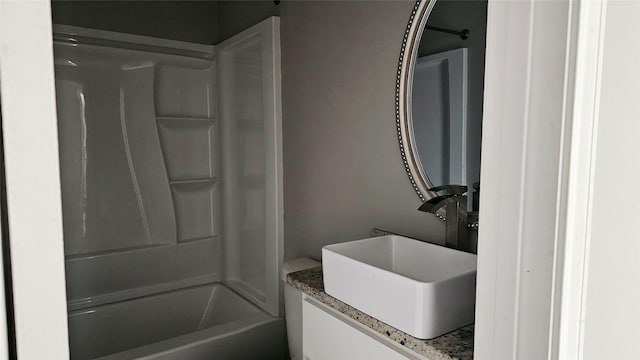 805 S 4th St, Bonham, TX 75418 - full bath featuring vanity and  shower combination