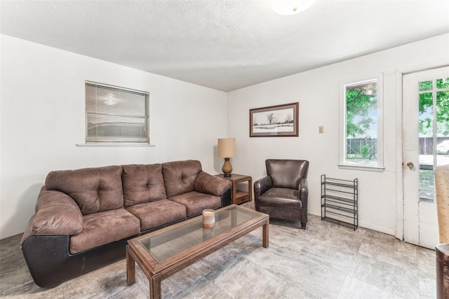 3055 Midway Rd, Grapevine, TX 76092 - living area with a textured ceiling
