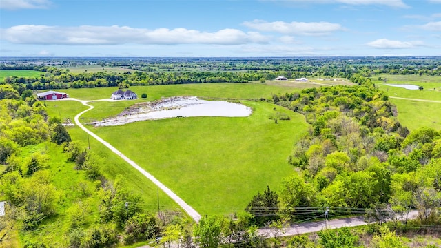 6100 Old Clarksville Rd, Reno, TX 75462 - bird's eye view with a rural view and a water view