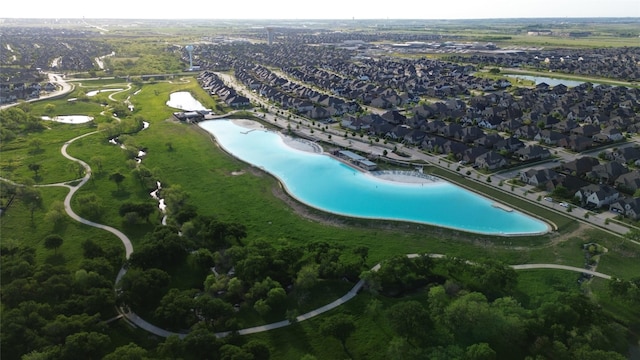 731 Drummond Dr, Prosper, TX 75078 - birds eye view of property with a water view and a residential view