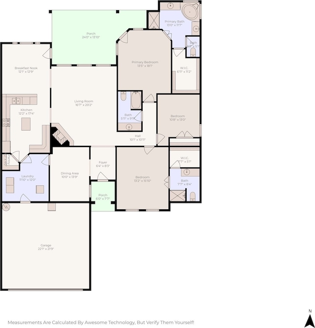 516 Hazelnut Ct, Saginaw, TX 76179 - home floor plan