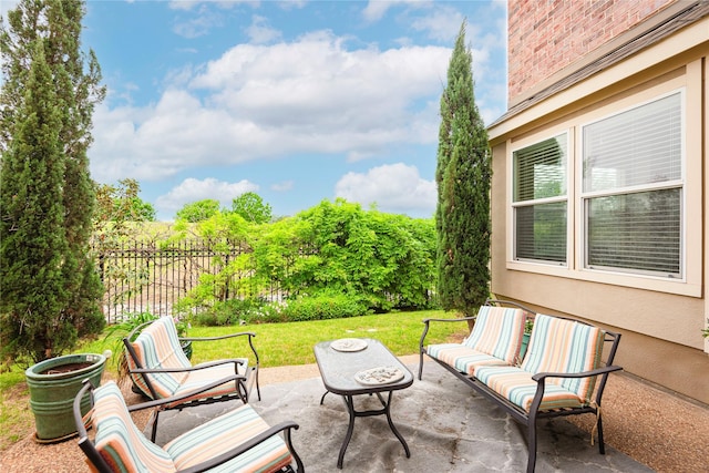 8316 Lindsay Gdns, The Colony, TX 75056 - view of patio with fence