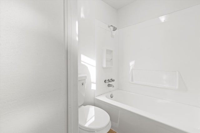 full bath with shower / bathtub combination and toilet