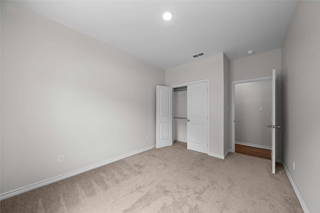 14825 Turtle Creek Ranch Rd, Flint, TX 75762 - unfurnished bedroom with light carpet, a closet, and baseboards