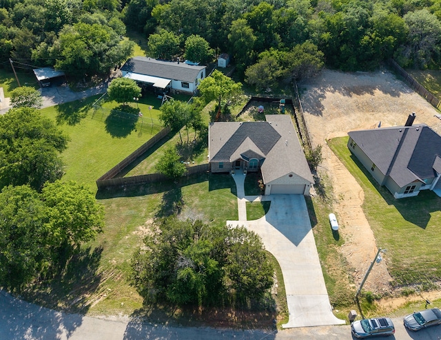 4114 Seminole Trl, Granbury, TX 76048 - view from above of property