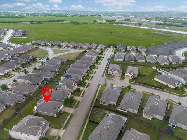 drone / aerial view featuring a residential view