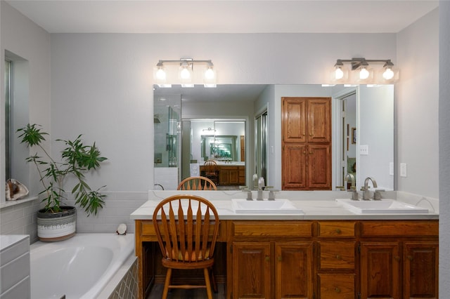401 Cove Cir, Mckinney, TX 75071 - view of swimming pool with a patio, a pool with connected hot tub, and fence