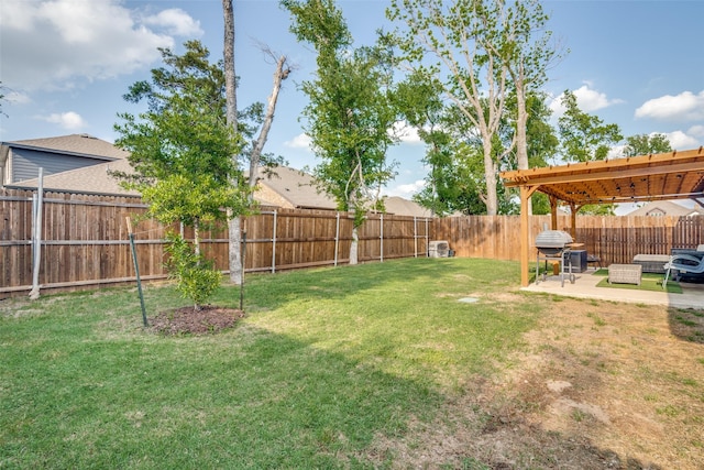 527 Whitney Ln, Lavon, TX 75166 - view of yard featuring a patio area and a fenced backyard
