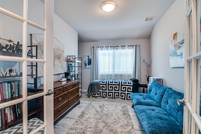 527 Whitney Ln, Lavon, TX 75166 - bedroom featuring wood finished floors and visible vents