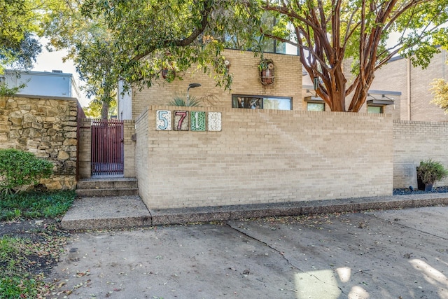 5713 Pershing Ave, Fort Worth, TX 76107 - view of gate featuring fence private yard
