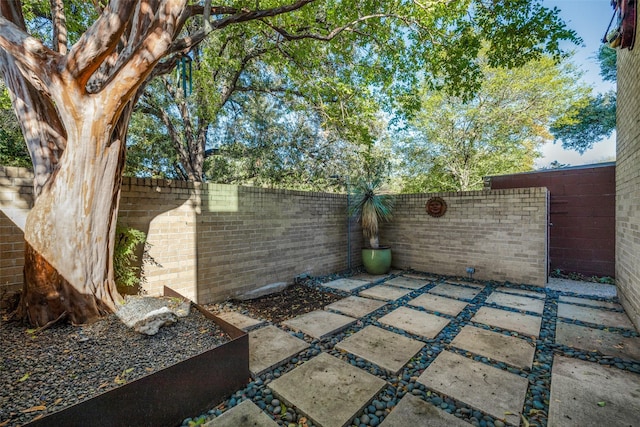 5713 Pershing Ave, Fort Worth, TX 76107 - view of patio featuring a fenced backyard
