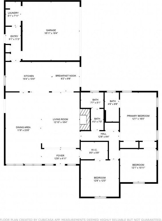 717 Cliffside Dr, Richardson, TX 75080 - floor plan / room layout