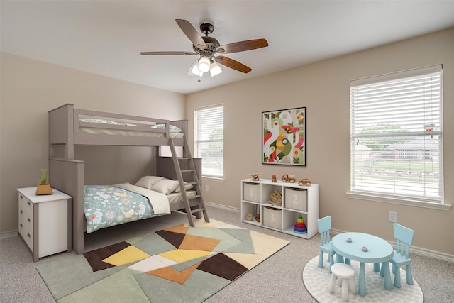 601 Mcneill Ln, Saginaw, TX 76179 - bedroom featuring light colored carpet and ceiling fan