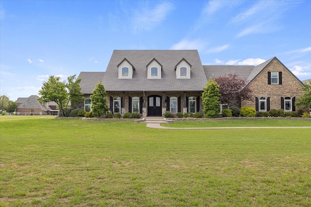 992 Anna Cade Rd, Rockwall, TX 75087 - cape cod home with a front lawn and covered porch