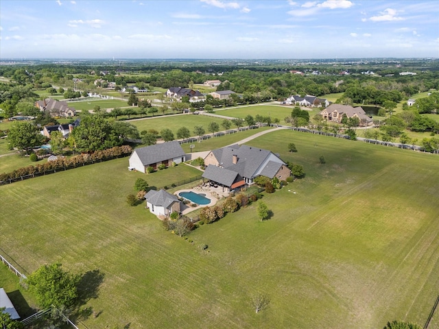 992 Anna Cade Rd, Rockwall, TX 75087 - aerial view of property and surrounding area featuring a pool area