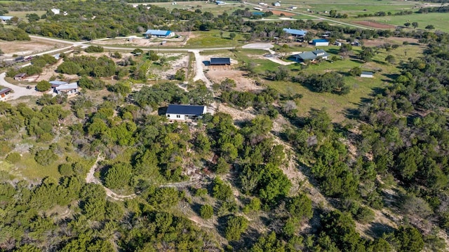 195 Lookout Pt, Stephenville, TX 76401 - aerial view of property and surrounding area featuring rural landscape