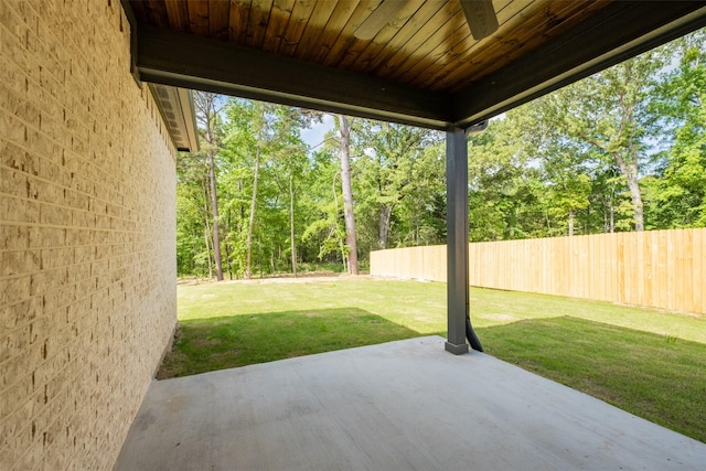 14835 Fallow Ln, Tyler, TX 75706 - view of patio with fence