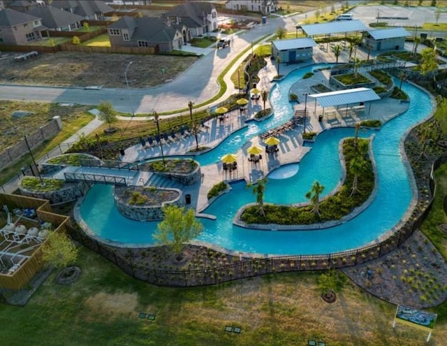 1313 Canuela Way, Justin, TX 76247 - aerial view with a residential view